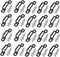 UtySty 20 Pack Furniture Panel Connector Bracket Invisible Slide-on Screw Hook Hidden Channel