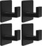 VAEHOLD Heavy Duty Adhesive Towel Hooks, Aluminum Wall Hooks for Kitchen, Bathroom, Coat, Hat, Towel, Robe, Clothes