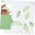 STOBOK 30pcs Colored Paper Clip File Folders, Leaf Shaped Paper Clips for School and Office Supplies