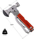 Camping Gear Multitool, 18-in-1 Survival Gear for Outdoor Hunting Hiking, Unique Birthday Gifts for Men Dad