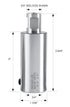 Accusize Industrial Tools 3''/75mm Extension for 3/4'' Weldon Shank Annular Cutter, Weldon Adapter, 0519-0075