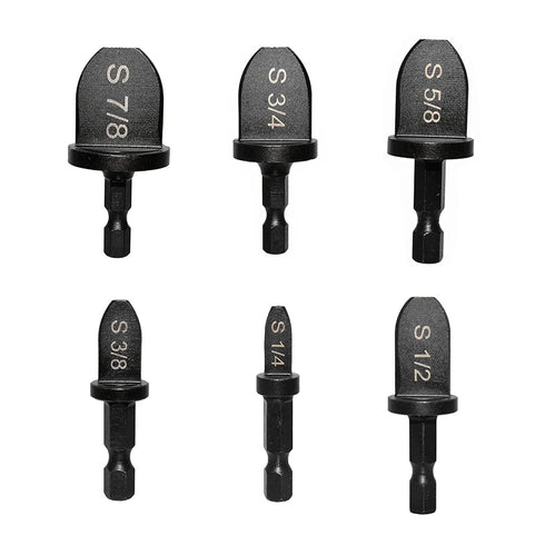 6pcs HVAC Repairing Set Air Conditioner Copper Tube Expander with Manual Pipe Swage Expander Drill Bits