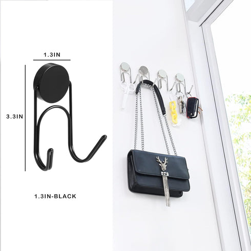 Magnetic Hooks 304 Stainless Steel Heavy Duty, 8 Pack Hanging Hooks for Refrigerator, Grill, Outdoor