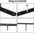 Luomorgo 4 5 3 Inch, Pcs L Brackets for Shelves, Heavy Duty Stainless Steel L Shaped Bracket, Decorative Corner Brace