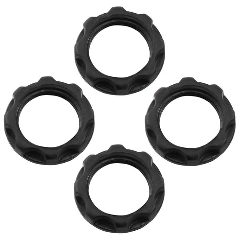 E-outstanding E12 4PCS 3/4 Inch E12 28MM 19MM Light Socket Ring I.D Black Phenolic Rings for Threaded Candelabra Base
