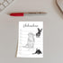 Chihuahua Sticky Notepad To Do List, Dog Lover Gifts for Women, Office School Supply Sticky Notes - 4"x6"