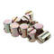Qintreesify 10 Pcs M6 Barrel Bolts Dowel Slotted Furniture Nut for Beds Crib