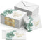 STELA & VINE Eucalyptus Thank You Cards with Envelopes (48 Pack) - Thick 300gsm Matte