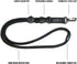 T3 Lanyard U.S. Special Edition - Durable Round Cord with Metal Hook and Breakaway Buckle (American Flag Edition)