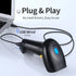 Fangtek 1D Handheld USB Barcode Scanner Wired Bar Code Reader for Supermarket, Convenience Store, Warehouse