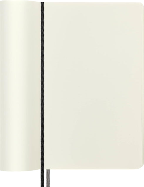 Moleskine Classic Expanded Notebook, Soft Cover, Large (5" x 8.25"), Plain/Blank, Black, 400 Pages