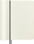 Moleskine Classic Expanded Notebook, Soft Cover, Large (5" x 8.25"), Plain/Blank, Black, 400 Pages