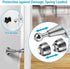 Door Stopper, Magnetic Door Stop, Soft-Catch Magnetic Door Catch, Stainless Steel, Brushed Satin Nickel, 1 Pack