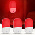 670nm Red Light Night Light for Sleep Therapy, 3 Pack Auto On/Off