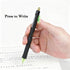 Anxiaoxuan 4 PCS Retractable Fun Outer Space Gel Pens with Large Capacity Refill Black Ink, Comfort Silicone Grip