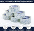 PANDRI Heavy Duty Packing Tape, 24 Rolls Clear Packaging Tape for Shipping, Moving, Sealing, 2 inches Wide, 65