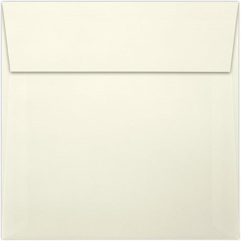 LUXPaper Square Invitation Envelopes | Peel & Press | 6" x 6" | Natural Linen | 80lb. Text | 50 Qty by LUXPaper