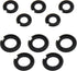 10 Sets of 1/2 inch & 3/8 inch Impact Wrench Retainer Rings with O-ring, Compatible With Electric Wrench/Pneumatic Wrench by RURBRIN