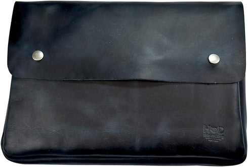 Hide & Drink Vintage Folder Document Holder, A5 Binder, Full Grain Leather Portfolio