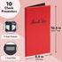 Set Pack 10, 5.5" 10.5", Juvale Server Books - PVC Restaurant Check Holder with Clip & Card Holder - Check Presenters