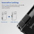 G5 400 WUBEN Rechargeable EDC Flashlight, Lumens Dual Light Sources Mini Flashlight with RGB Light, Portable Flat