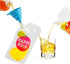 6 Pcs Drink Pouches for Adults, Plastic Flask Reusable Disposable Drink Bags with Funnel (16 oz)