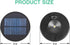 2 Pack 4'' Solar Lights,Top Panel Lights W for Solar Floor Lamps Replacement