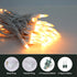 2 Pack 13ft 50 120V Vigdur Clear Outdoor String Lights on White Wire Cord, UL Approved for Indoor/Outdoors Use