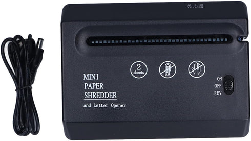 Electric Paper Shredder, Highly Wear Resistant Small Paper Shredder for Office, Kids, Family