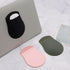 Pink Universal Stick-On Mouse Pouch, Reusable Adhesive Storage Cover for Laptop, Mouse Holder, Office Worker Mouse