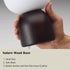 RGB Color Changing LED Table Lamp - Modern Black Wood Design