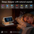 SMARTERIOR 15W 3-Level Dimmable Night Light,House-Shaped Nightstand Light with Wireless Charger and White Noise