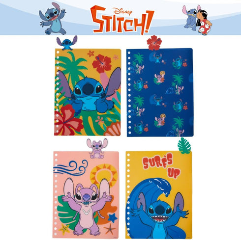 Stitch Tab Journal Notebook, Spiral Bound, 96 Lined Pages, 8 x 7 inches, Yellow