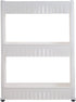 Lavish Home 3 Tier Shelf Rolling Cart - Narrow-Space Kitchen or Bathroom