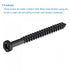 uxcell 10pcs Hex Lag Screws 1/4" x 2-1/2" Carbon Steel Phillips Head Self-Tapping Bolts