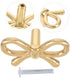 KALLORY Brass Bowknot Drawer Pulls Vintage Cabinet Handles for Dressers Shoe Cabinets and Bedside Tables Stylish