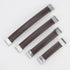 Leather Drawer Pulls and Knobs, 4 Pcs Vintage Soft Cabinet Knobs for Dresser Drawers and Kitchen Cupboards