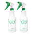 Plastic Spray Bottle 2 Pack, 32 Oz - Heavy Duty Leak Proof Mist Sprayer for Cleaning, Essential Oils, Hair