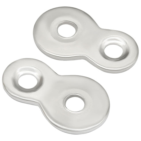 Bonsicoky 8 Pack 20, Figure Desk Fasteners, of Heavy-Duty Metal Table Connectors, Secure Tabletop to Frame, Silver