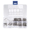 212Pcs M3 Inner Hex Concave End Stainless Steel Grub Screws Kit with Installing Tools