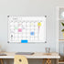 Monthly Calendar Dry Erase Whiteboard, 24" x 18", Magnetic, Double-Sided Portable Board for Office, Kitchen, School