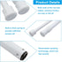 Waziaqoc 2 Pack 17-27.6 Inch Window Security Bar, Extendable Tension Rods for Bathroom Cupboards, Enhanced Safety