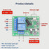 DieseRC AC 110V 120V 220V 240V Wireless Remote Control Switch: 433Mhz RF 10A 2CH Relay Receiver with 2 Transmitters