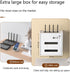 Haiansan Wooden Router Shelf Wall Mount WiFi Router Storage Box, Modem Rack Power Strip Cable Management Hider