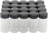 20-Pack 20ml Glass Vials with Screw Caps, Small Vials for Essential Oil and Specimen Samples