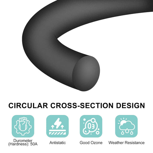 MECCANIXITY Silicone O Rings, 0.08" ID, 0.16" OD, 1/32" Width Rubber Washers, 50A Durometer VMQ Seal Gasket, Pack of 10