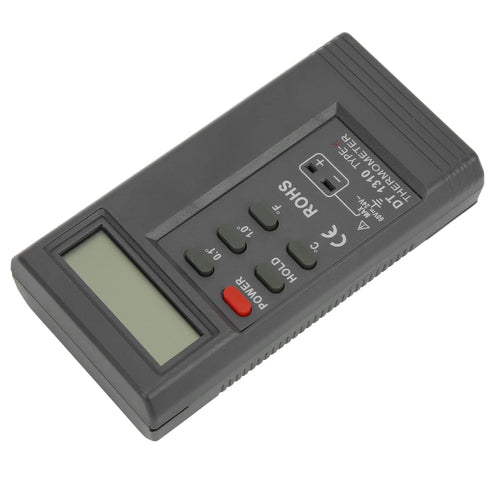 Digital K Type Thermometer, Portable Compact LCD Display Low Battery Indication Super Long Range for Industrial