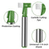 HaiFafafaing 6 1/4, 5/16, 3/8, 1/2, 9/16, 5/8 Inch Set PCS Keyhole Router Bit - Router Bits - Carbide Cutter Keyhole