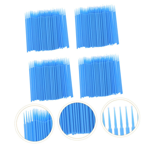 4packs CALLARON Beauty Cotton Brush Kit Microbrush Applicators for Makeup Safe Comfortable Beauty Sticks