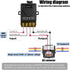 AC110V kit,AC110V/120V/240V/30A 328FT Wireless Light Switch and Receiver Relay RF Remote Control with Long Range